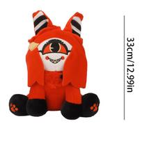 33cm Game Anime Meow Plush Toy Anime Figure Cat Plushies Doll Stuffed Animals Toy for Children Birthday Gift Room Decoration red