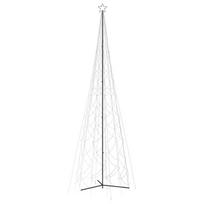 vidaXL Kalėdų eglutė, 230x800cm, kūgio formos, 3000 šaltų baltų LED