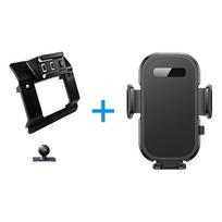 Skirta Toyota RAV4 RAV 4 2026 Rav4 Automobilio telefono laikiklis Belaidžio įkrovimo telefono laikiklis Specialus fiksuotas pagrindas Automobilio interjero aksesuarai 15W Base and holder 1 black