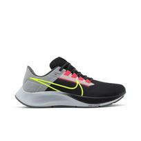 Nike Air Zoom Pegasus 38 LE 'Greedy' (Unisex) Dark Smoke Grey / White / Flash Crimson / Volt Running Shoes DJ3128 001 42.0 gray