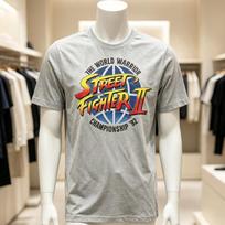 2026 Street Fighter Ii The World Warrior Championship 92 Tshirt Cotton Retro Arcade Game Unisex Short Sleeve Tee Casual Tops L white