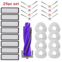 Fit For Narwal Freo X Ultra / Freo X Ultra 2.0 /J4 /J4 Lite Vacuum Parts Main Roller Side Brush Cover HEPA Filter Mop Cloth as the picture