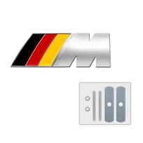 3D Metal M M3 M5 Emblem Car Front Grille Badge Decoration Modification Accessories For BMW M POWER E90 E92 E93 E36 E46 E60 X3 X5 1PCS