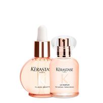 Kérastase Gloss Absolu Perfume Hair Mist & Perfume Hair Oil Set - Floral Scent, Shine Care, Korean 1 Set white