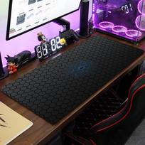 Cool Hexagons Mouse Pad Large Computer Office Game Table Mats Xxl Rubber Antislip Gaming Keyboard Mousepads Long Desk Pads 800x300x2mm black
