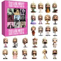Taylor Swift Christmas Decor Acrylic Tree Ornaments 24day Advent Calendar For Festive Celebrations Style C