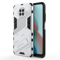 For Xiaomi Redmi Note 9T 5G Case Cover Shockproof Silicone Bumper Holder Stand Armor Hard PC Phone Case Redmi Note 9 T Pro 9S Redmi 9C balta