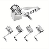 4 vnt./rinkinys rankinio sukimo sūrio tarkavimo mašinėlė nerūdijančio plieno virtuvės įrankis rankinis sūrio tarkavimo mašinėlės dangtelis 4pcs/set
