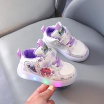 Šviečiantys mieli animaciniai vaikiški batai mergaitėms Sportbačiai LED Vaikams Mergaitėms Šviečiantis sportbačio 26 (Insole 16cm) violetinė