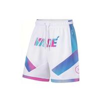 Li-Ning Way of Wade Spausdintos raidės mozaika Laisvalaikio šortai Vyriški šortai Balti AAPT051-4 L white