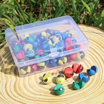 50pcs/box Lead Split Shot Sinkers Weight Non-Slip Protective Coating Easy Open Mouth No Hurt Fishing Line for Lure Bait Tackle 260319 G1 0.41G gray