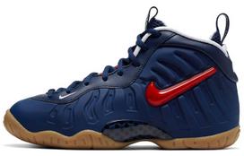 Nike Little Posite Pro 'Blue Void University Red' Gs 644792-405 35.5