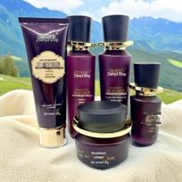 Zhen Ya Collagen Skincare Set: Hydrating & Nourishing Toner, Lotion, Cream - Refreshing & Non-Greasy for Students Moisturizing Lotion gray