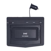 Car Wireless Charger 2‑in‑1 Phone Holder 15W Plug and Play for XT4 2018‑2021 black