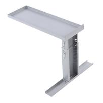 Folding Ladder Extender Alloy Steel Stair Stabilizer Auxiliary Support Stand for Telescopic and Straight Ladders white
