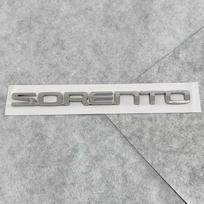 1 vnt. 3D ABS raidės ženkliukas logotipas automobilio lipdukai automobilio galinės bagažinės buferio emblema lipdukas dekoratyviniai stiliaus priedai KIA Sorento white
