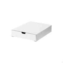 Kavos baro organizatorius, daugiaaukštis stalčių laikymo stovas, stalviršio virtuvės stovas, baltas, 1 vnt., 6,4 cm White 1pc 6.4cm white