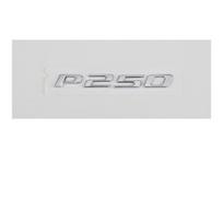 3D juodos sidabrinės raidės P200 P250 P300 P350 AWD emblema, skirta Jaguar automobilio sparno bagažinės galinei XF XE I-Pace E-pace F tipo logotipui gray