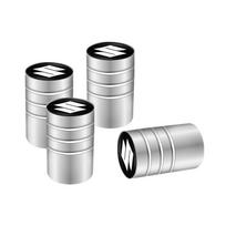 4Pcs Metal Car Wheel Tire Valve Caps Stem Case Cover For Suzuki Swift Jimny Ignis Alto Splash Baleno Vitara Samurai Kaiser DZire white