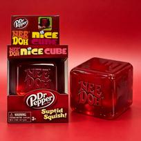 Originalus Needoh Nice Cube Sensorinis Streso Squishy Žaislas Reljefas Fidget Įrankis Nerimui & Koncentracijai Biuro Sensorinis Kubas Suaugusiems black
