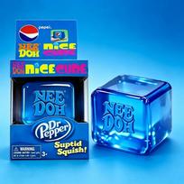 Originalus Needoh Nice Cube Sensorinis Streso Squishy Žaislas Reljefas Fidget Įrankis Nerimui & Koncentracijai Biuro Sensorinis Kubas Suaugusiems blue
