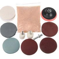 32Pcs Deep Scratch Remover Auto Car Glass Polishing Kit 8 Oz Cerium Oxide Powder beige