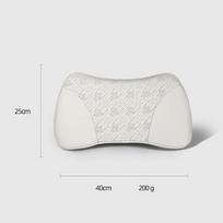 Nappa Leather Car Seat Neck Pillow Lumbar Support Seat Lumbar Protection For Zeekr 7X 007 009 Interior Accessories Lumbar support-beige white