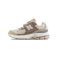 New Balance Hook & Loop 2002 Comfortable Versatile Durable Low-Top Walking Shoes Baby Shoes Beige Brown IV2002SI 25 white