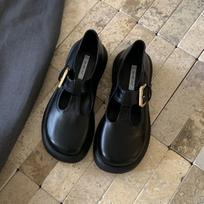IPPEUM Mary Janes Moteriški Baleto Plokščiapadžiai Batai Odinė Sagtis Apvalus Pirštas Balerinos Zapatos Mujer 235 juoda