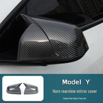 Tesla Model Y/YL Rearview Mirror Cover & Housing for Modification gray