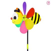 1PC  New Sale 3D Large Animal Bee Windmill Wind Spinner Merry-Go-Round Yard Garden Decor Dropshipping blue