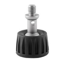 Guminis trikojo kojelės antgalis 34/37/50/68mm Universalus trikojo kojelės paminkštinimas 360 laipsnių besisukantis gray