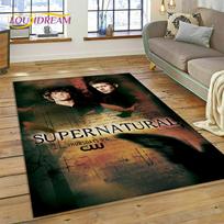 SPN naujausias antgamtinis Dean Sam 3D kilimas svetainei, miegamajam, namų dekoravimui, neslystanti grindų danga, sofa, durų kilimėlis 40x60cm( 15x23in )