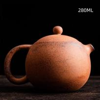 Rock Clay Coarse Pottery Tea Pot Retro Teapot Tea Kettle Tea Ceremony Tea Making Single Pot Tea Ceremony brown