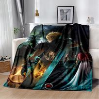 29 Stiliaus Naujas Sephiroth Final Fantasy Žaidimai Cloud Tifa Aerith Antklodė, Minkštas Užklotas Namams Miegamajam Lovai Sofai Vaikams 75x90cm gray