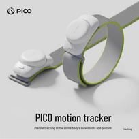 PO 2.0 Kūno sekiklis „Pico 4“ VR akiniams - Suderinamas su sportiniu dirželiu gray