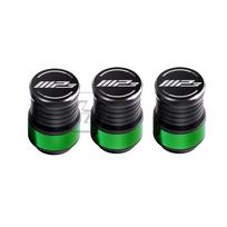 For Piaggio MP3 250 300 500 HPE Sport Scooter Motorcycle Accessories Wheel Tire Valve Caps Covers žalia
