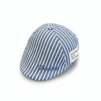 Striped Design Baby Beret Hat Letter Embroidery Peaked Cap Newsboy Cap  for 5 to 24 Months Baby gray