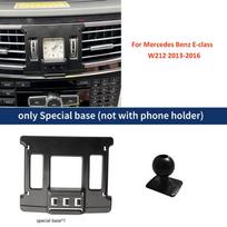 Specialus automobilio mobiliojo telefono laikiklis Mercedes-Benz E klasės W212 2013-2016 m. Laikiklis išmaniajam telefonui, palaikantis belaidį įkrovimą only base no holder black
