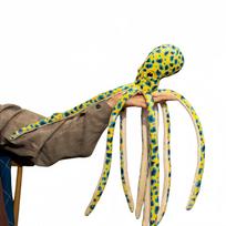Blue-Ringed Octopus Plush Toys Simulated Octopus Stuffed Doll Soft Kids Toys Kawaii Home Decor Toys Creative Birthday Gifts beige