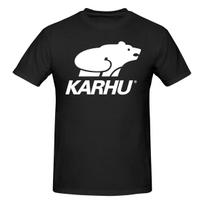 Karhu Navy Poseidon Ultraminimalist Tshirt Street Lazy Sun Protection Cotton Tee 4XL black