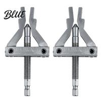 Plumbing Repair Tool Broken Pipe Extractor for 1/2 Inch 3/4 And 1 Pipes Versatile Stud Remover Damaged Thread Remover Hex Shank Impact Drills 2pcs gray