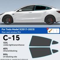 Pre Cut Window Tint Film For Tesla Model 3 2020 2021 2022 2023 2024 Highland TPU Car Sticker Privacy Auto Glass Protection Rear 15 percent