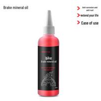 Bicycle Brake Fluid - Universal Mineral Oil for Mountain & Road Bikes, Portable Disc Brake Maintenance Accessory gray