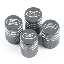 Aluminum Alloy Car Wheel Tire Valve Caps Tyre Rim Stem Covers Airdust Waterproof For Ford Fiesta EcoSport ESCORT x124 focus 1 focus 3
