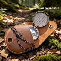 Retro Style Pocket Case Pu Leather Vintage Watch Storage Bag  Outdoor Adventure Camping ruda