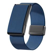 Pakeičiama apyrankė „Amazfit Helio“ magnetinei nailono sportinei kilpai su metaliniu rėmeliu, treniruoklio aksesuaras, pakeičiama juostelė tamsiai mėlyna spalva
