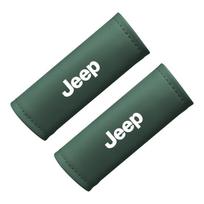 2 vnt. odinės automobilio durų porankių dangteliai, stogo rankenėlių apdangalai Jeep Grand Cherokee Wrangler JK Gladiator Compass Renegade Wagoneer