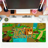 Game Super Bear Adventure Mouse Pad For Office Gaming And Keyboards NonSlip Large Waterproof SBD400x800x2mm