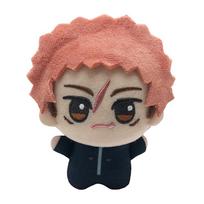 10cm Jujutsu Kaisen pliušinis raktų pakabukas minkšta kimšta lėlė žaislinė figūrėlė Fushiguro Megumi Itadori Yuji Okkotsu Yuta Zenin Naoya Choso žaislas 10cm brown